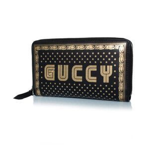Gucci, Gucci x Sega star wallet in black